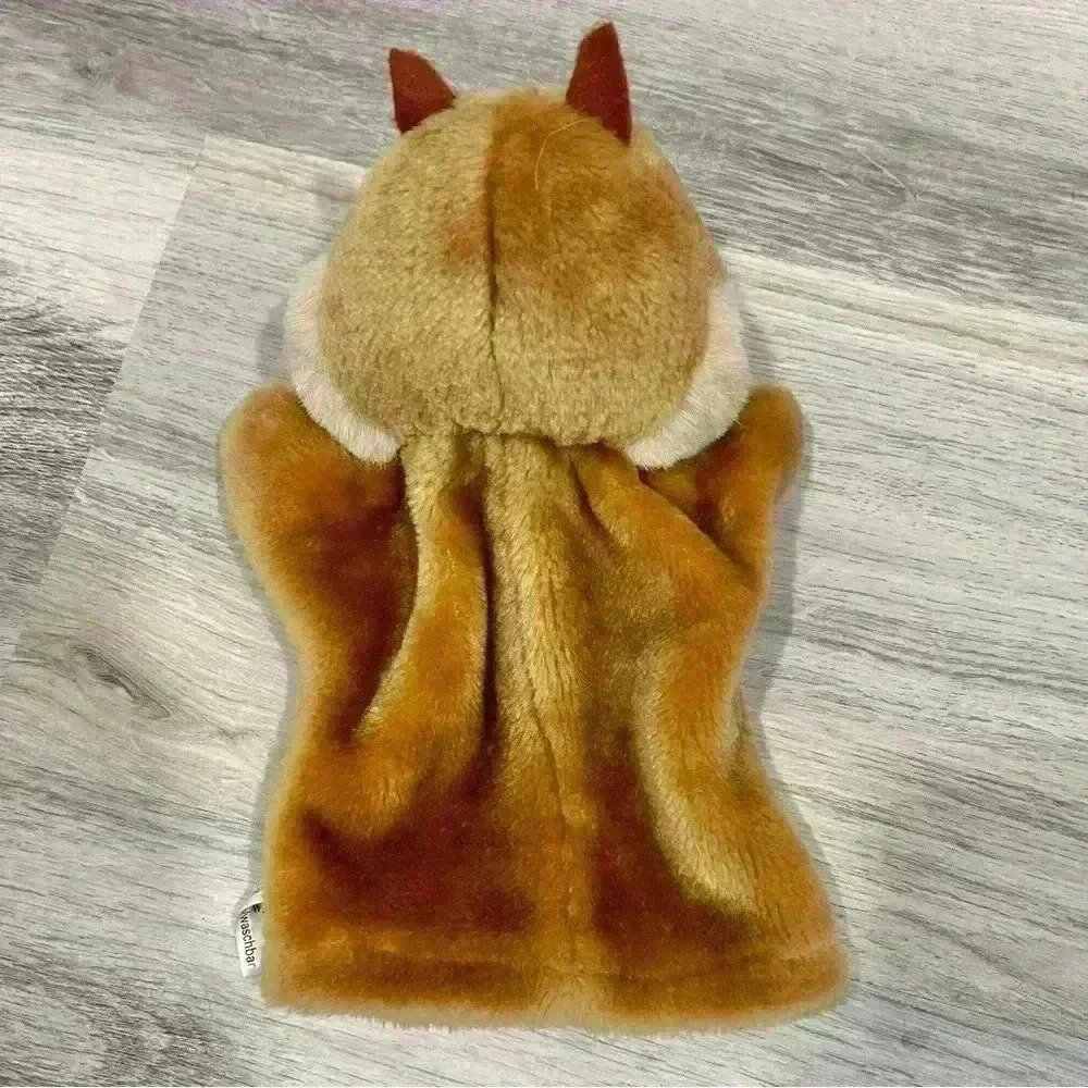 Vintage 1999 Plushpups Chip Chipmunk Plush Hand Puppet Toy 11" Washable - Picture 4 of 6
